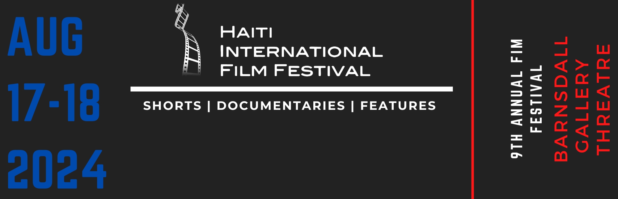 9th Annual Haiti International Film Festival banner