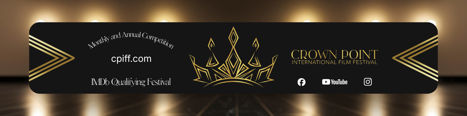 Crown Point International Film Festival banner